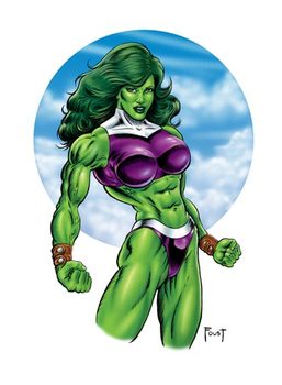 She hulk bikini flex